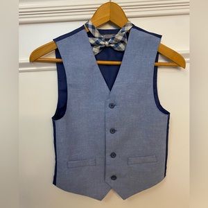 Kids Vest and Bow Tie